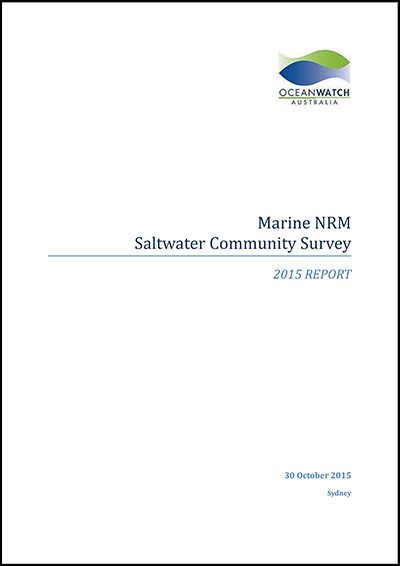 Learn more about the first 2015 saltwater community survey