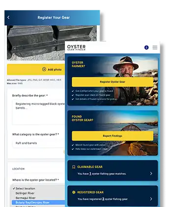 Oyster Gearfinder App Screenshots Oyster Gearfinder App Screenshots