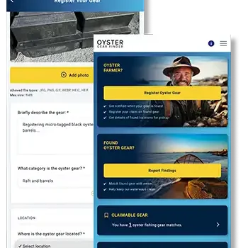 Oyster Gearfinder App Screenshots